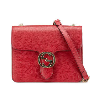 Pre-Loved Gucci Small Dollar Calfskin Interlocking G Crossbody